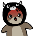 흑우수달