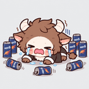 일하는 누렁소
